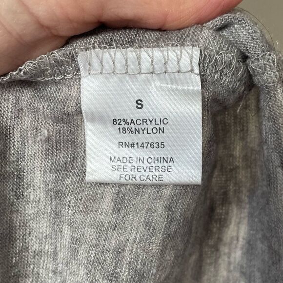 Free Generation Grey Ruffle Sleeve Top - Picture 7 of 7